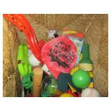 Cube style wicker basket with a var...