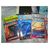 Goosebumps books by R.L. Stine with...