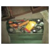 Trio of vintage toolboxes containin...