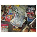 Large stack of sports magazines, ye...