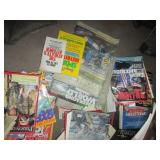 Large stack of sports magazines, ye...