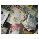 Large stack of sports magazines, ye...
