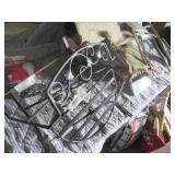 Metal outdoor decor, rug and other ...