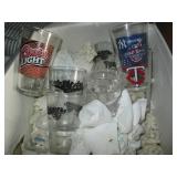 Large box of glassware and more...