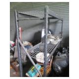 Very heavy duty metal shelving stru...