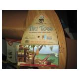 Large box containing spray paints, ...