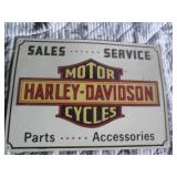 Harley Davidson metal sign...