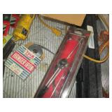 Treble light, hanger iron, work glo...