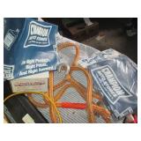 Treble light, hanger iron, work glo...