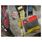 Treble light, hanger iron, work glo...