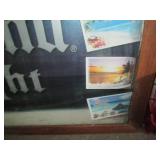 Large Corona Light framed advertise...