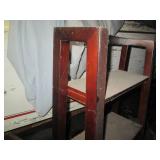 5ft Wood shelf with ascending size ...