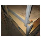 5-tier metal shelf plus 4-wood fram...