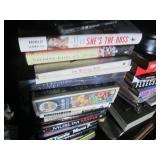 Huge lot of hardcover books, music ...