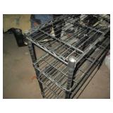 4-tier metal rack shelf approx 36x1...