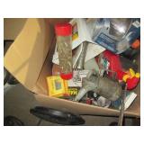 Box of misc automotive supplies, ho...