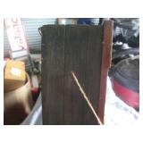 Boat shaped 36" wood display shelf...