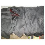 Large trash containing a variety of...