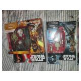 4pc Star Wars action figures and co...