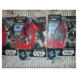4pc Star Wars action figures and co...