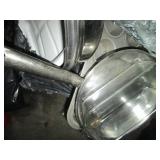 Cookware pans, Corning Ware platter...