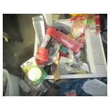 Unused utility sink full of plumbin...