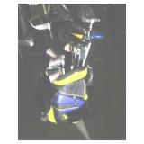 Yellow, Black and Blue Banger padde...