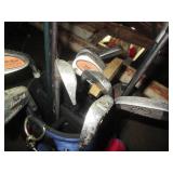 Blue, Red and white Banger golf bag...