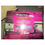 Master Lock trailer lock set, right...