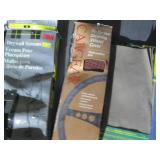 Variety of sandpaper, panel carrier...