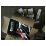 Box of misc lawn and garden chemica...