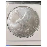 2025 AMERICAN SILVER EAGLE NGC MS69