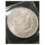 1921-D US MORGAN SILVER DOLLAR