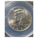1999-D US KENNEDY HALF DOLLAR ANACS MS67