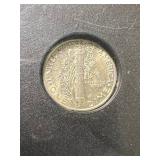 1945 US MERCURY DIME SLABBED UNC