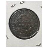 1833 US CLASSIC HEAD HALF CENT VF30