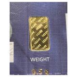 .5 GRAMS .999 FINE GOLD IGR BAR