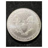 1998 AMERICAN SILVER EAGLE 1 TROY OZ .999 FINE SILVER