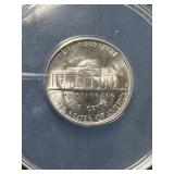 1964-D US JEFFERSON NICKEL ANACS MS66
