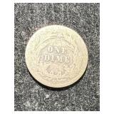 1901-O US BARBER DIME