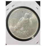 1925 US PEACE SILVER DOLLAR GEM BU