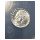 1951-S US ROOSEVELT DIME ANACS MS65