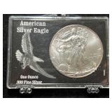 2011 AMERICAN SILVER EAGLE 1 TROY OZ .999 FINE SILVER IN CASE