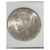 1923 US PEACE SILVER DOLLAR NGC MS64
