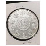 2013 MEXICAN PLATA PURA 1 TROY OZ .999 FINE SILVER