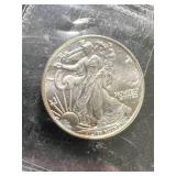 1/4TH TROY OZ .999 FINE SILVER WALKING LIBERTY ROUND