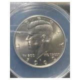 1992-D US KENNEDY HALF DOLLAR ANACS MS67