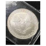 2006 AMERICAN SILVER EAGLE 1 TROY OZ .999 FINE SILVER IN CASE