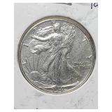 1942 US WALKING LIBERTY HALF DOLLAR