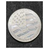 HALF TROY OZ .999 FINE SILVER GSM ROUND